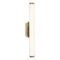 Nordlux - Aplique de pared para baño LED regulable VIRELLE LED/12W/230V 3000/4000K IP44 latón