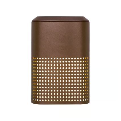 Nordlux - Aplique de pared para exterior SIDARA 1xE27/15W/230V IP54 marrón