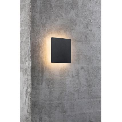 Nordlux - Aplique LED para exterior ARTEGO LED/7,2W/230V 3000K IP54 negro