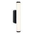 Nordlux - Aplique LED regulable para baño VIRELLE LED/8W/230V 3000/4000K IP44 negro