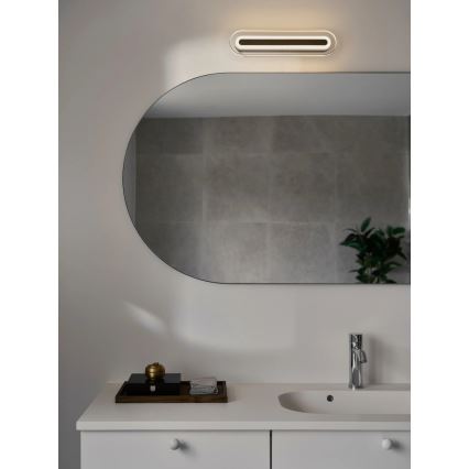 Nordlux - Aplique de pared LED para baño CAVARA LED/11W/230V 3000/4000K IP44 negro