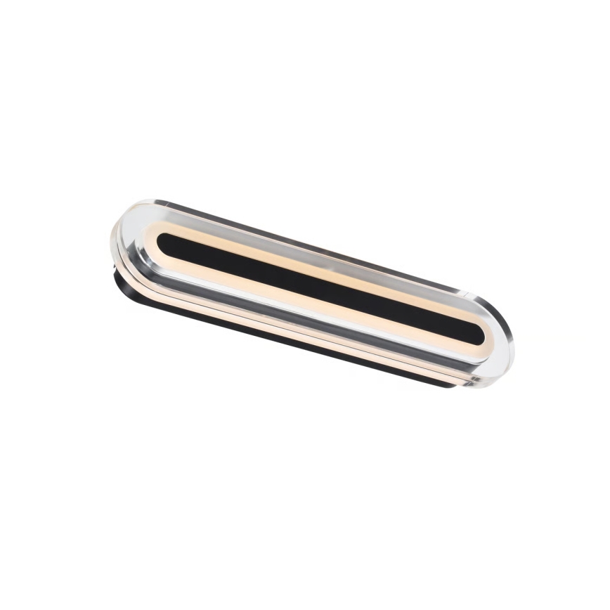 Nordlux - Aplique de pared LED para baño CAVARA LED/11W/230V 3000/4000K IP44 negro