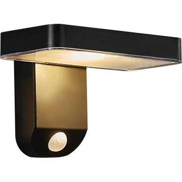 Nordlux - Aplique solar LED de pared con sensor RICA LED/5W/3,7V IP44 2200 mAh angular
