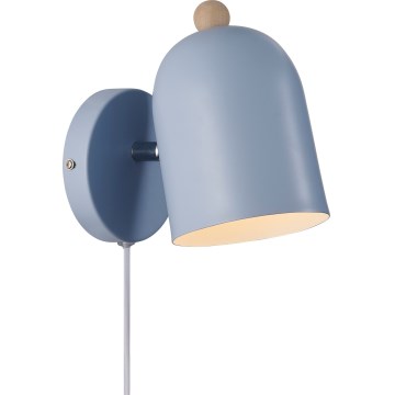 Nordlux - Foco de pared GASTON 1xE27/15W/230V azul