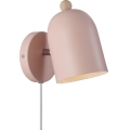 Nordlux - Foco de pared GASTON 1xE27/15W/230V rosa