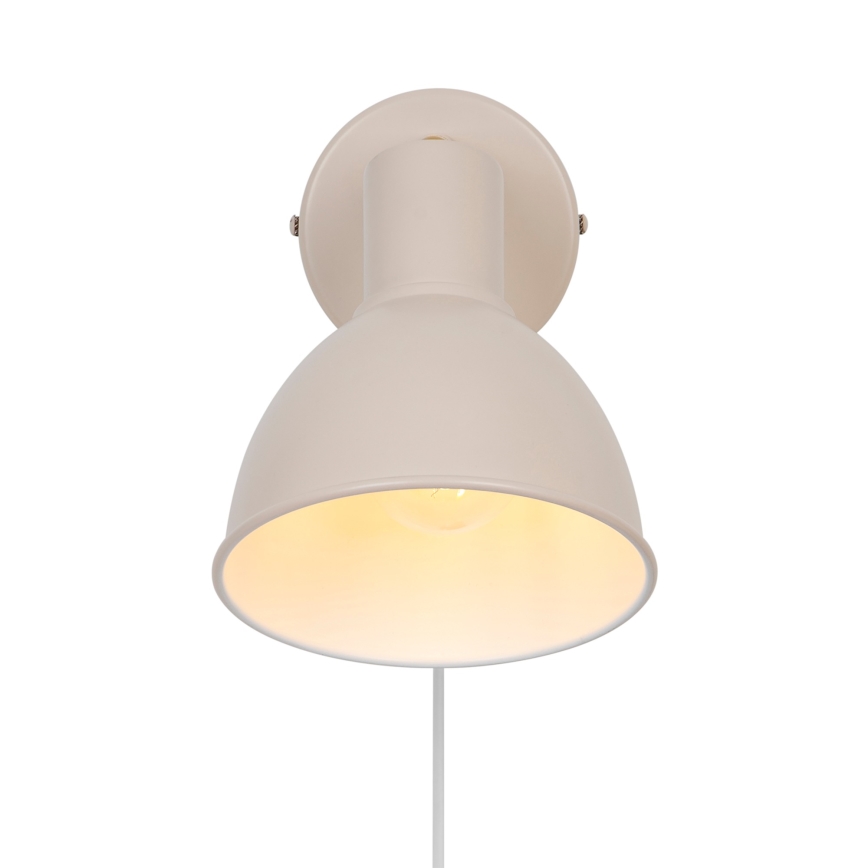 Nordlux - Foco de pared POP 1xE27/18W/230V beige