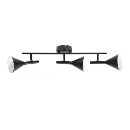Nordlux - Foco KELVIS 3xGU10/12W/230V, negro