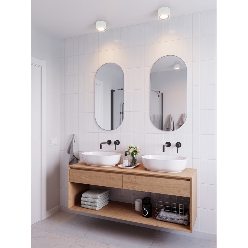 Nordlux - Foco LED regulable para baño LANDON LED/6,5W/230V IP44 blanco