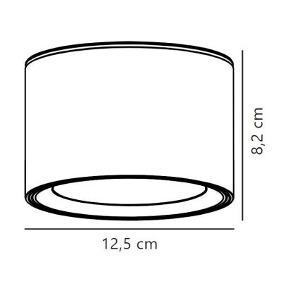 Nordlux - Foco LED regulable para baño LANDON LED/6,5W/230V IP44 blanco