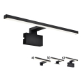 Nordlux - Iluminación LED para espejos de baño MARLEE LED/8,9W/230V IP44 4000K 50 cm negro