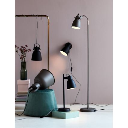 Nordlux - Lámpara colgante ADRIAN 1xE27/25W/230V diá. 16 cm antracita