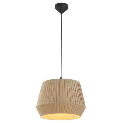 Nordlux - Lámpara colgante con cable DICTE 1xE27/60W/230V Ø40 cm beige