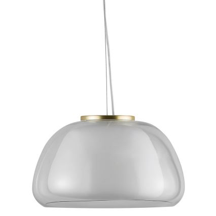 Nordlux - Lámpara colgante con cable JELLY 1xE27/40W/230V blanco/transparente Ø 39 cm