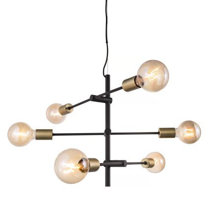 Nordlux - Lámpara colgante con cable JOSEFINE 6xE27/25W/230V