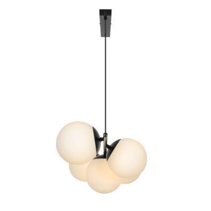 Nordlux - Lámpara colgante con cable LILLY 5xE14/10W/230V negra