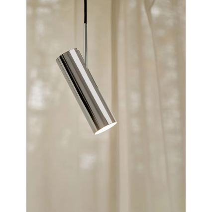 Nordlux - Lámpara colgante con cable MIB 1xGU10/20W/230V cromo brillante