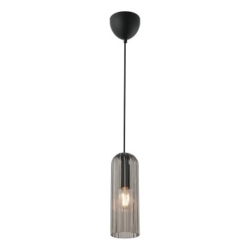 Nordlux - Lámpara colgante con cable MIELLA 1xE27/25W/230V ahumada