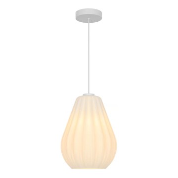 Nordlux - Lámpara colgante con cable SALLINO, 1xE27/15W/230V, diámetro 24 cm, blanca