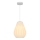 Nordlux - Lámpara colgante con cable SALLINO, 1xE27/15W/230V, diámetro 24 cm, blanca