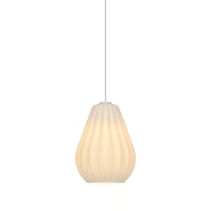 Nordlux - Lámpara colgante con cable SALLINO, 1xE27/15W/230V, diámetro 24 cm, blanca
