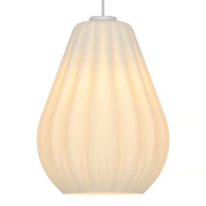 Nordlux - Lámpara colgante con cable SALLINO, 1xE27/15W/230V, diámetro 24 cm, blanca