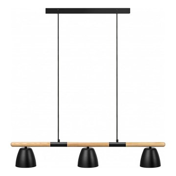 Nordlux - Lámpara colgante con cable THEO 3xGU10/35W/230V