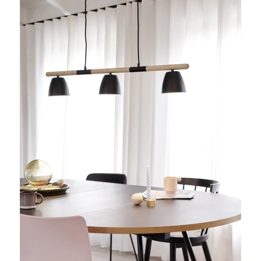 Nordlux - Lámpara colgante con cable THEO 3xGU10/35W/230V