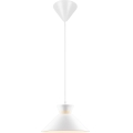 Nordlux - Lámpara colgante DIAL 1xE27/40W/230V diá. 25 cm blanco