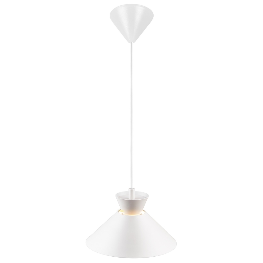 Nordlux - Lámpara colgante DIAL 1xE27/40W/230V diá. 25 cm blanco