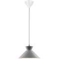 Nordlux - Lámpara colgante DIAL 1xE27/40W/230V diá. 25 cm gris