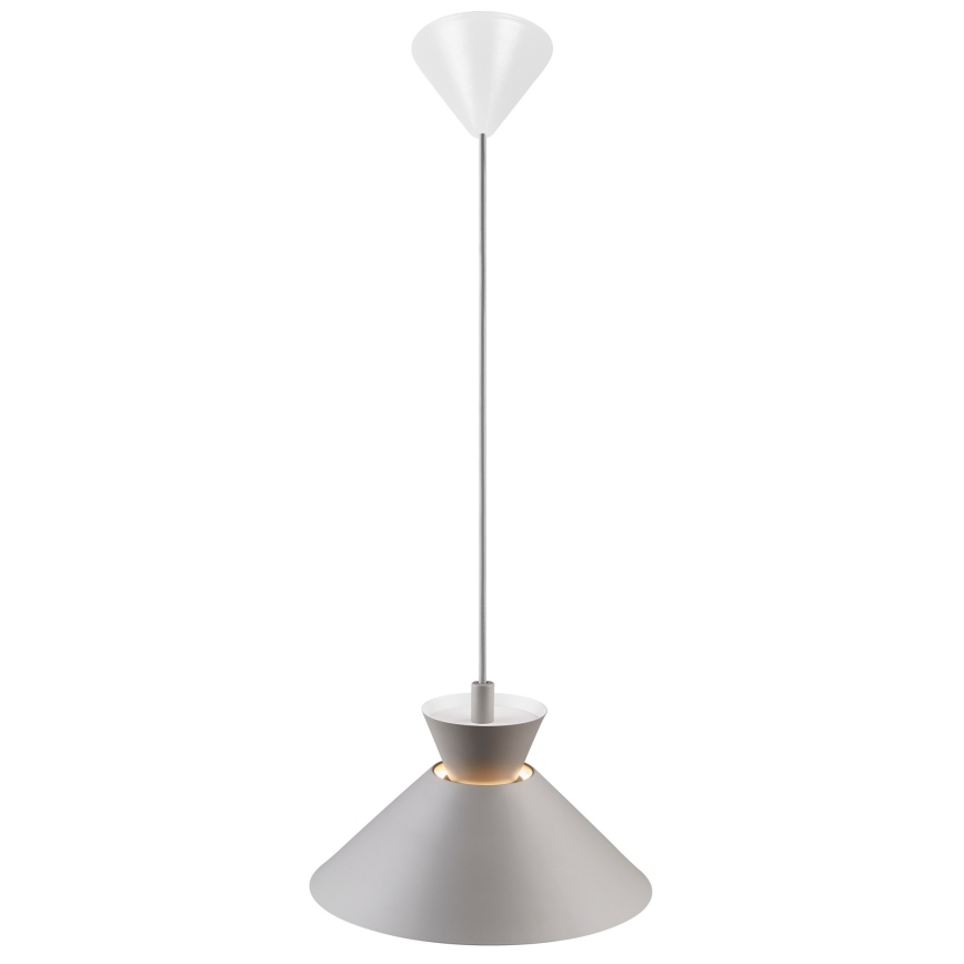 Nordlux - Lámpara colgante DIAL 1xE27/40W/230V diá. 25 cm gris