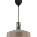 Nordlux - Lámpara colgante ELVAS 1xE27/60W/230V diá. 37,5 cm marrón