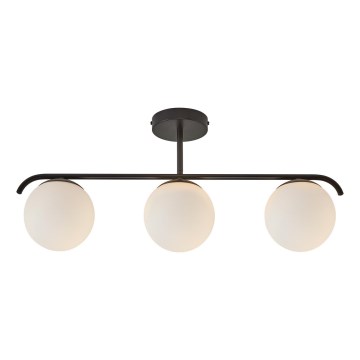 Nordlux - Lámpara colgante GRANT 3xE14/25W/230V negro