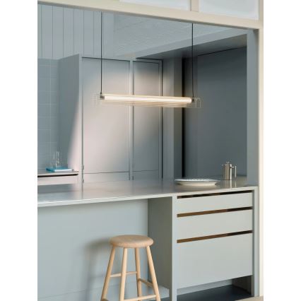 Nordlux - Lámpara colgante LED regulable con cable ALIANI LED/20W/230V 3000K 100 cm negro/transparente