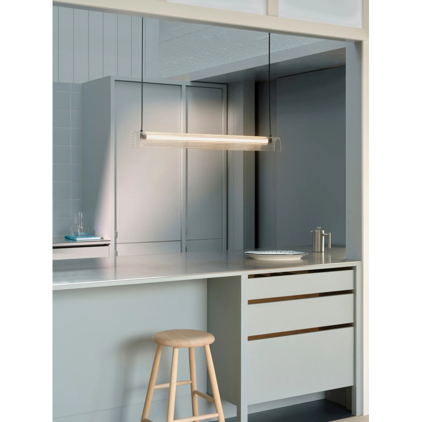 Nordlux - Lámpara colgante LED regulable con cable ALIANI LED/20W/230V 3000K 100 cm negro/transparente