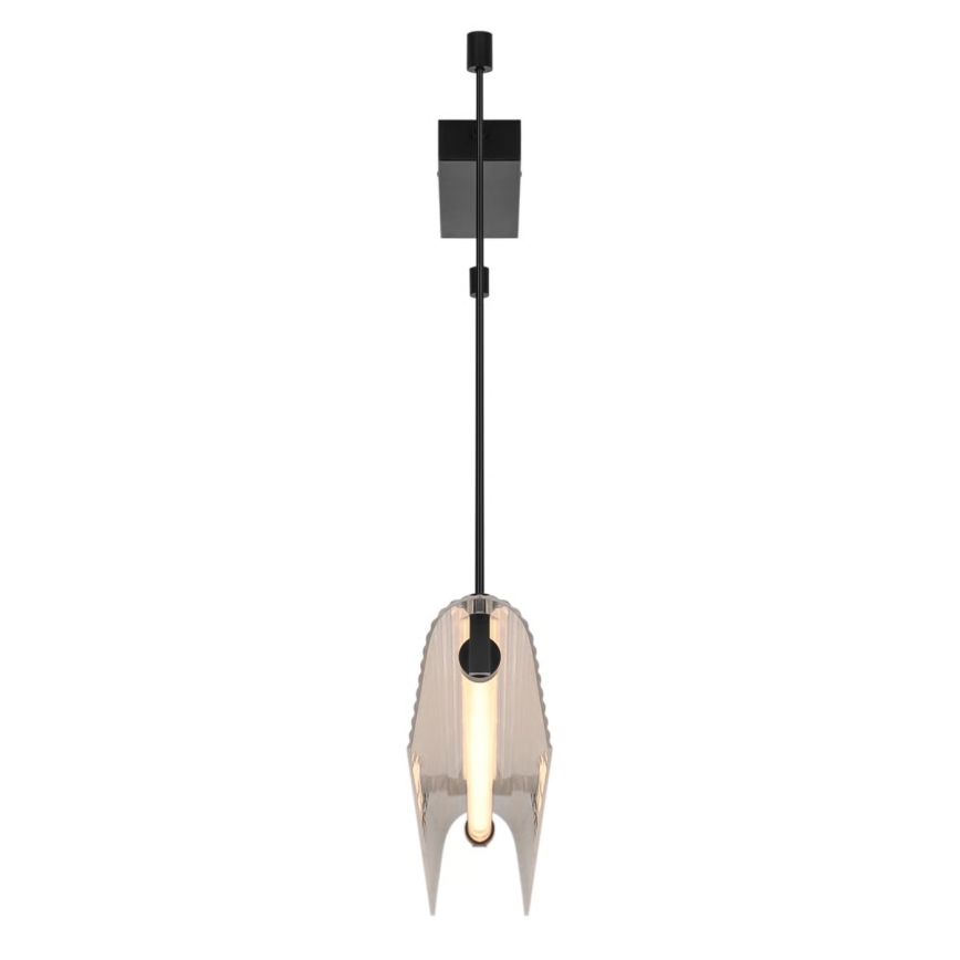 Nordlux - Lámpara colgante LED regulable con cable ALIANI LED/20W/230V 3000K 100 cm negro/transparente