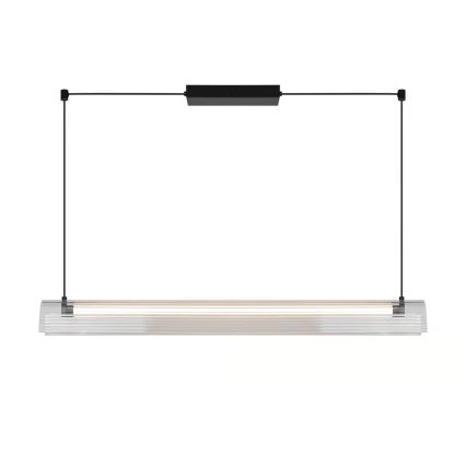 Nordlux - Lámpara colgante LED regulable con cable ALIANI LED/20W/230V 3000K 100 cm negro/transparente