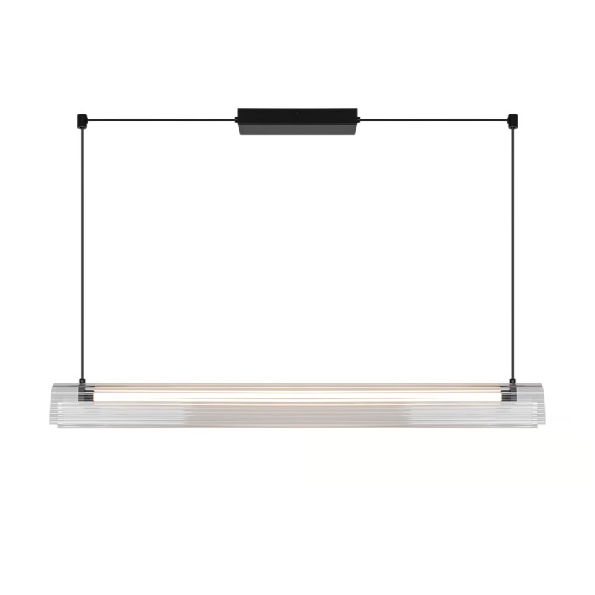 Nordlux - Lámpara colgante LED regulable con cable ALIANI LED/20W/230V 3000K 100 cm negro/transparente