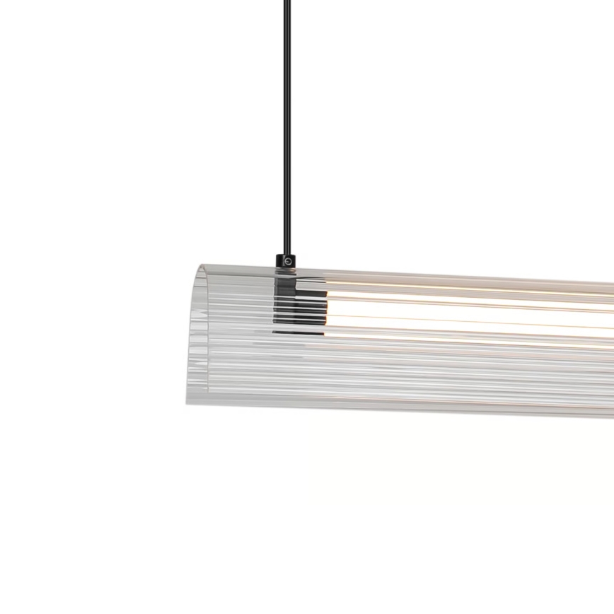 Nordlux - Lámpara colgante LED regulable con cable ALIANI LED/20W/230V 3000K 100 cm negro/transparente