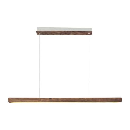 Nordlux - Lámpara colgante LED regulable con cable ILGAS LED/47W/230V 3000K marrón/fresno 115 cm