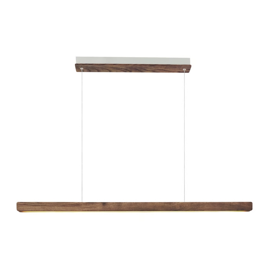 Nordlux - Lámpara colgante LED regulable con cable ILGAS LED/47W/230V 3000K marrón/fresno 115 cm