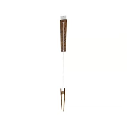 Nordlux - Lámpara colgante LED regulable con cable ILGAS LED/47W/230V 3000K marrón/fresno 115 cm