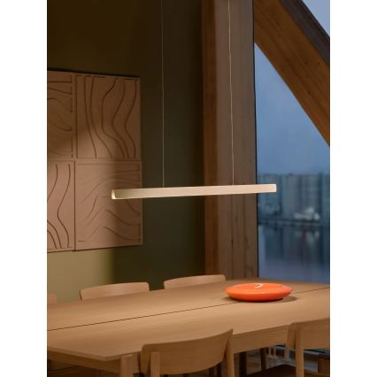 Nordlux - Lámpara colgante LED regulable ILGAS con cable LED/47W/230V 3000K blanco/fresno 115 cm