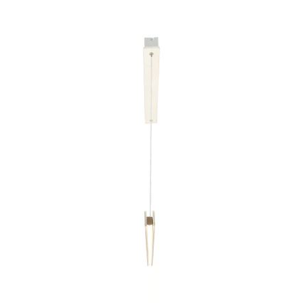 Nordlux - Lámpara colgante LED regulable ILGAS con cable LED/47W/230V 3000K blanco/fresno 115 cm