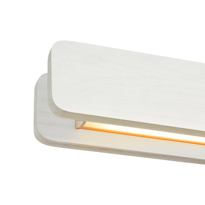 Nordlux - Lámpara colgante LED regulable ILGAS con cable LED/47W/230V 3000K blanco/fresno 115 cm