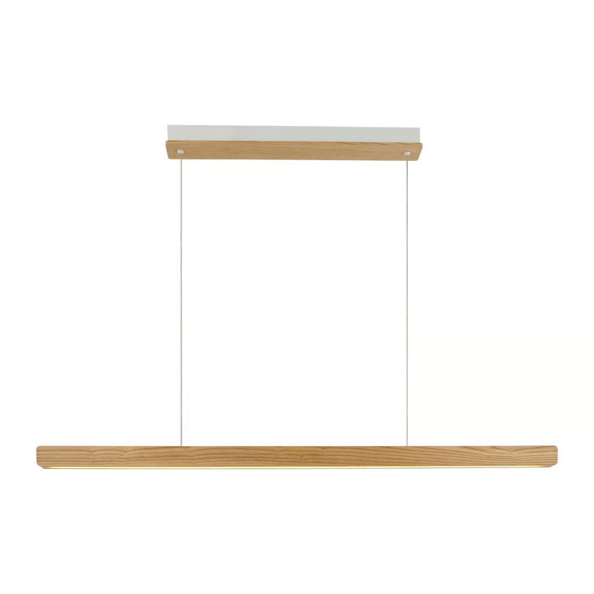 Nordlux - Lámpara colgante LED regulable con cable ILGAS LED/47W/230V 3000K beige/blanco/fresno 115 cm