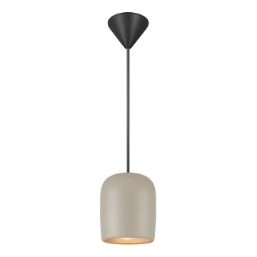 Nordlux - Lámpara colgante NOTTI 1xE27/25W/230V gris