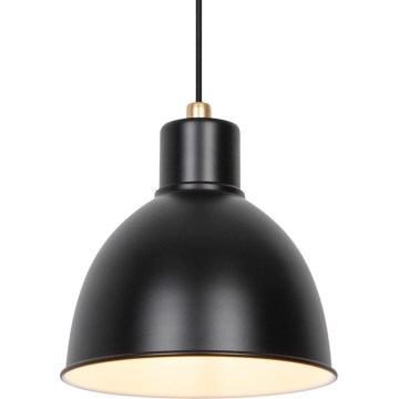 Nordlux - Lámpara colgante POP con cable 1xE27/40W/230V negra
