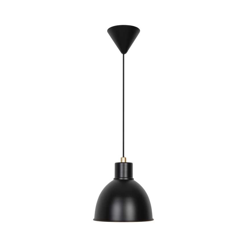 Nordlux - Lámpara colgante POP con cable 1xE27/40W/230V negra
