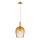 Nordlux - Lámpara colgante UMA con cable 1xE27/40W/230V Ø 18 cm marrón/ahumado